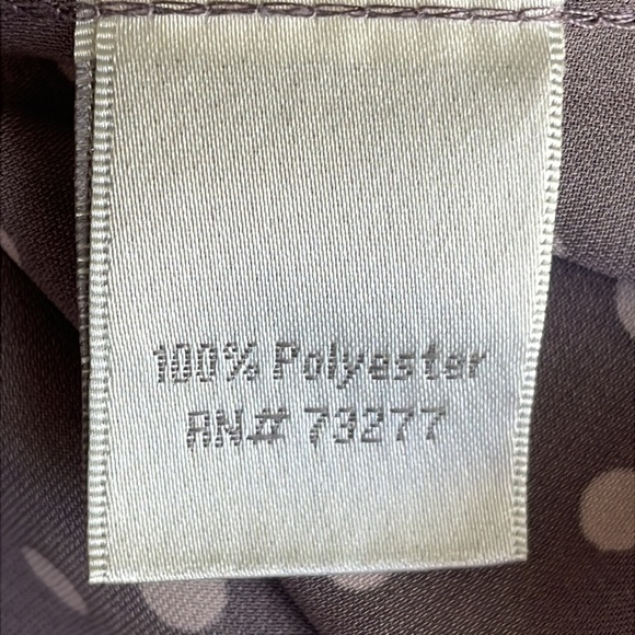 LC Lauren Conrad Gray Puff Sleeve Blouse with Ruffled Cap Sleeves - Picture 5 of 5